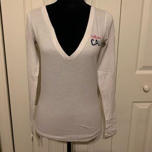 Hollister deep v-neck t-shirt